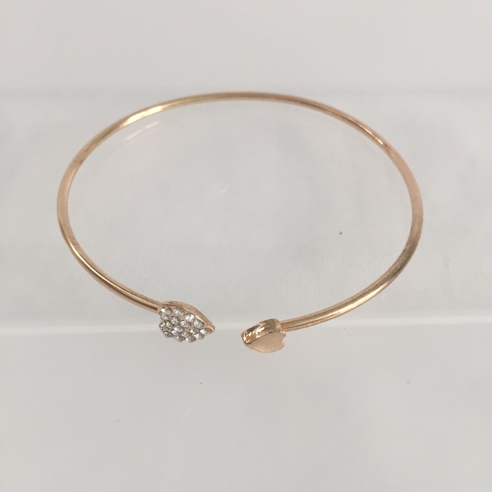 Open Hearts Bangle Bracelet - Picture 1 of 5